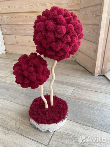 Дерево из мха. Топиарий из стабилизированного мха