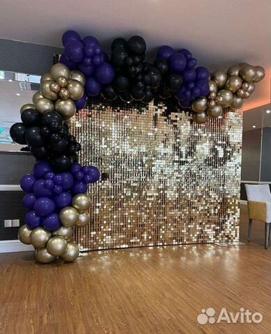 Фотозона из пайеток