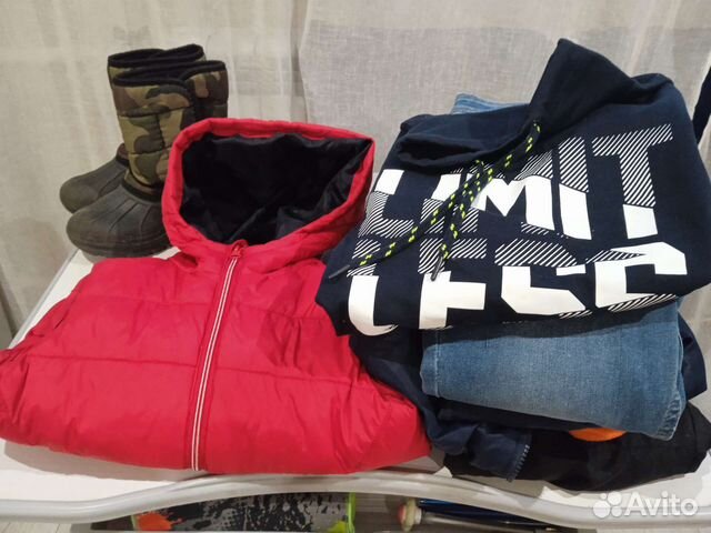 Вещи пакетом на мальчика 122 128