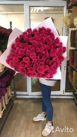 Розы Эквадор Букеты 101роза,51 роза, 25 роз