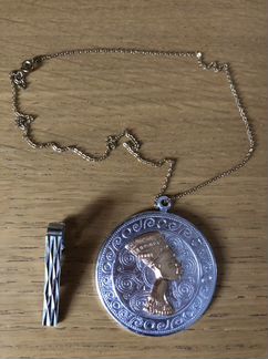 Зажим для галстука и запонки