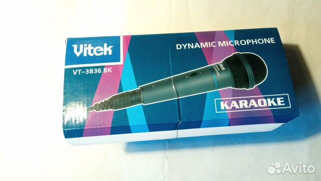 Микрофон Vitek VT-3836 BK (новый)
