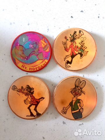 Значки СССР Ну погоди Раритет коллекция детский