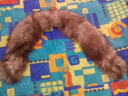 Меховой воротник песец