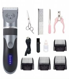 Машинка для стрижки животных с Led дисплеем