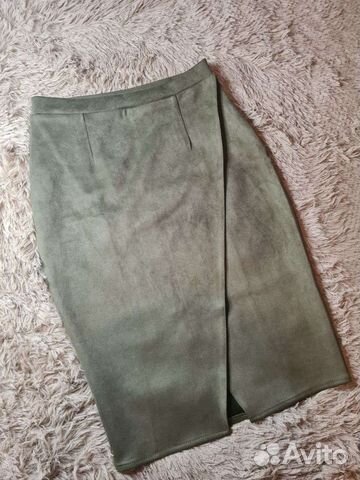 Юбка 42 44 46 размер хаки бежевая кофе