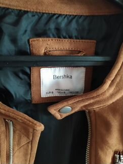 Кожаная куртка мужская Bershka (S)