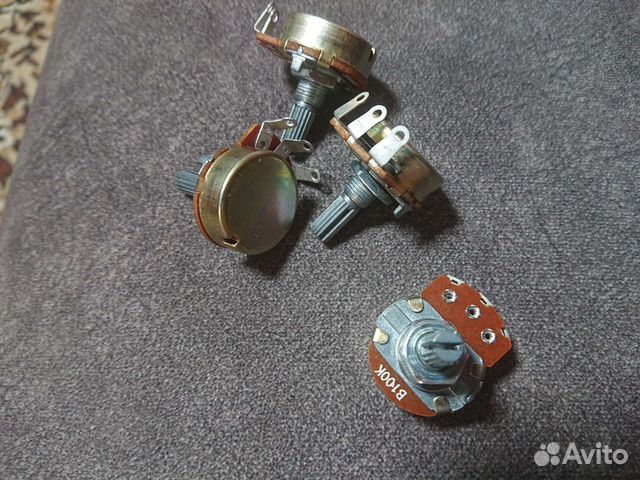 Переменные резисторы b500k и b100k купить в Красноармейске ...