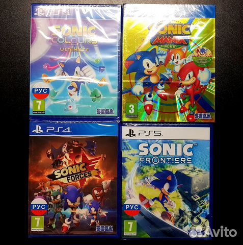 Sonic Forces/Mania/Colours/Frontiers (PS4/PS5)