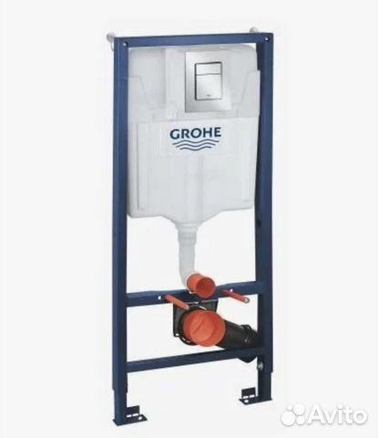 Инсталляция grohe и унитаз