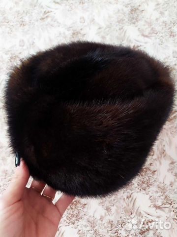 Шапка норковая женская