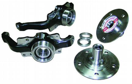 Ступица колеса ваз 2121 перед (кулак+подш+ступица)