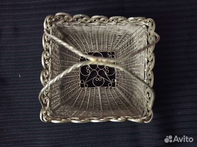 Конфетница мельхиоровая СССР