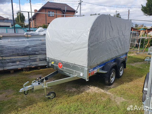 Прицеп оцинк. 2х осный Tavials Премиум 2.5х1.5 тен