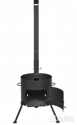 Печь под казан с трубой 480 мм. под казан 22-30 л
