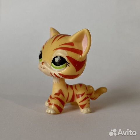 Littlest pet shop lps стоячка тигровая кошка lps