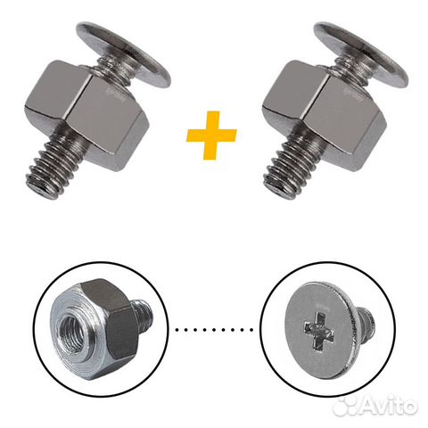 2 Комплекта фиксации M.2 SSD дисков для asus mini