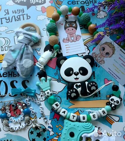 Держатель для пустышки. Грызунок