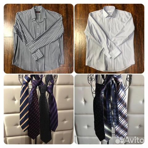 Рубашка мужская. Галстук мужской новый
