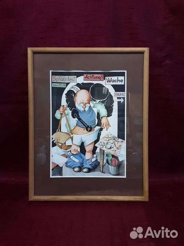 Картина в раме. Афиша. Графика