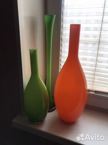 Вазы декоративные стеклянные Leonardo