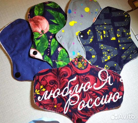 Тканевые многоразовые прокладки