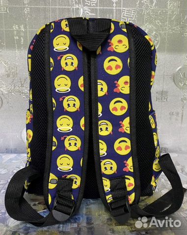 Рюкзак смайлики новый smile emoji