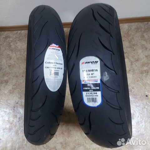 Моторезина 130 70 18 + 160 80 16 Avon Cobra Chrome