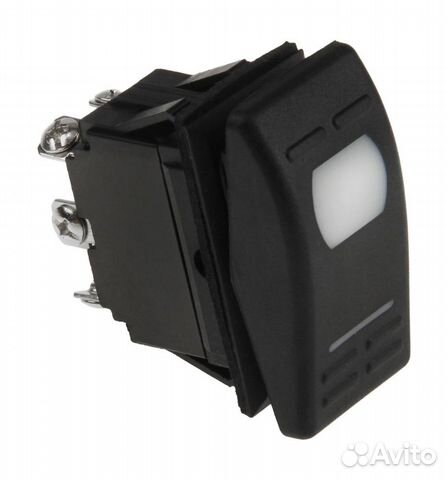 Переключатель трехпозиционный ON-OFF-ON 12В/16А 5Р