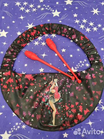 Обруч, булавы, чехол