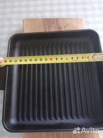 Чугунная сковорода гриль