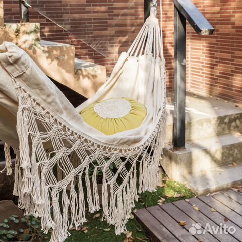 Гамак 150 x 200 двухместный с бахромой