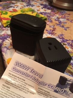 Преобразователь с 220v на 110v до 2000 Вт