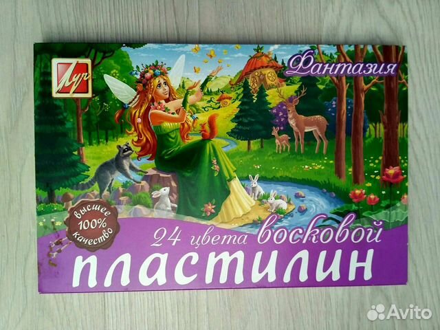 Восковой пластилин 24 цвета