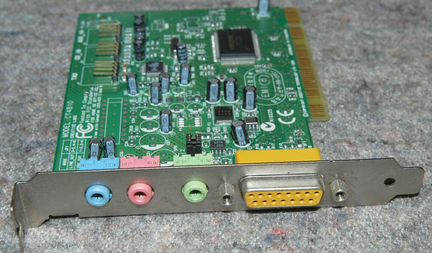 Creative Vibra128 CT4810 PCI ретро звуковая карта