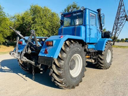 Трактор синий хтз Т150 в отличном состоянии - фотография № 5