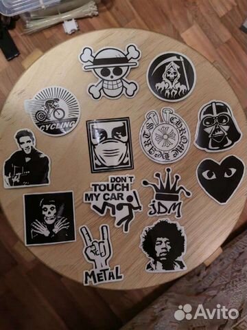 Стикеры(наклейки) на макбук
