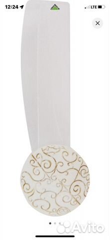 Подхват магнитный белый 3.5х28 см