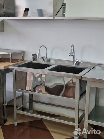Мойка из нержавейки двойная