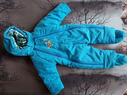 Зимний комбинезон на мальчика от 6 мес