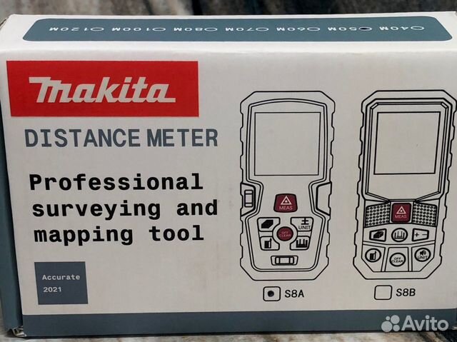 Лазерная рулетка Makita на 50/70/100 метров