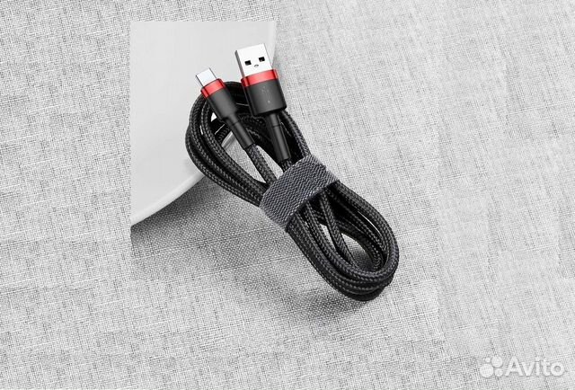 Кабель Usb Type C 2.4А 1 метр Premium качество