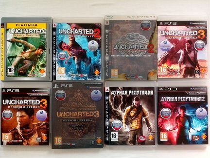 Uncharted Дурная Репутация Killzone Resistance PS3