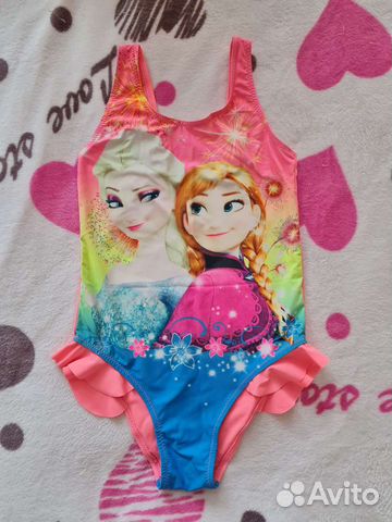 Купальник слитный для девочки