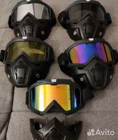 Защитная маска очки для мото-вело, горнолыжного