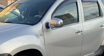 Накладки хром на боковые зеркала Renault Duster