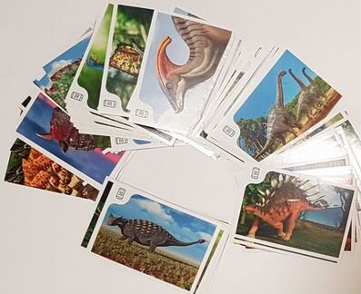 Наклейки динозавры, почти все