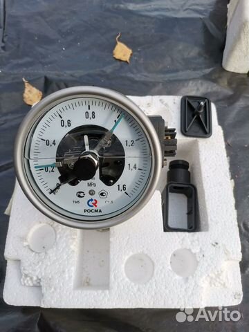 Манометр электроконтактный, гидрозаполненый, Росма