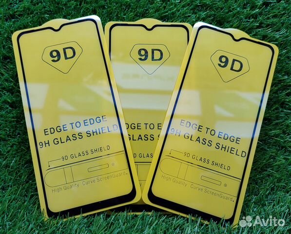 Защитное стекло полноэкранное для Realme C3 9D