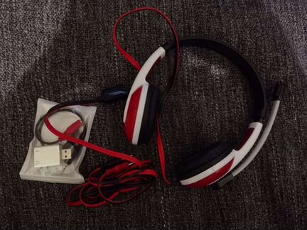 Игровая гарнитура Defender Warhead G-120 красный +